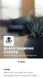 Mobile Screenshot of blackdiamondevents.com